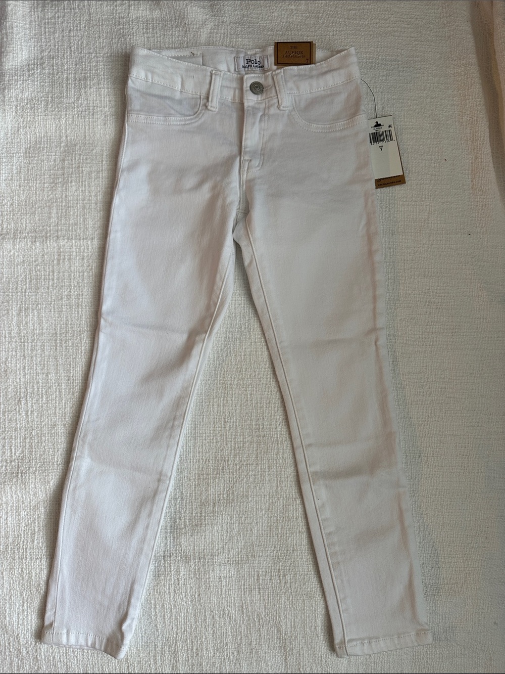 Polo by Ralph Lauren White Skinny Girls' Jeans